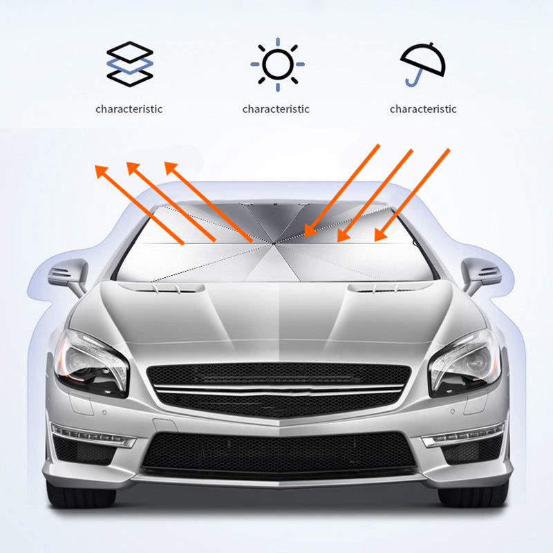 Car windshield sunshade