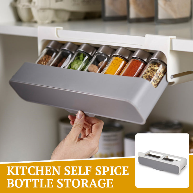 Kitchen Self Spice Bottle Storage