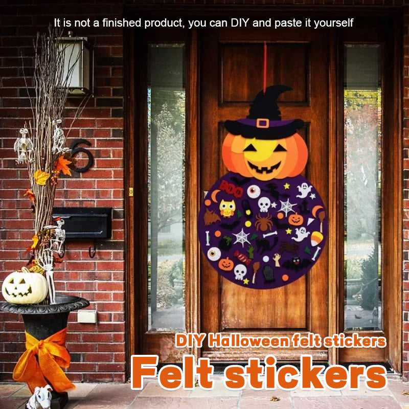 DIY Halloween Felt Stickers