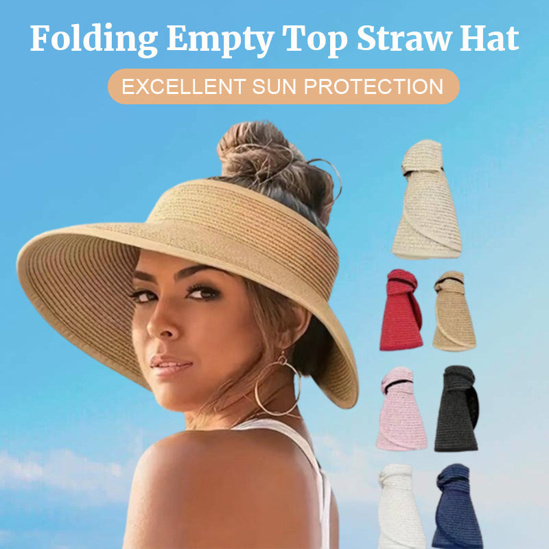 Folding Hollow Top Beach Sunscreen Hat