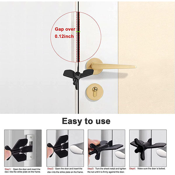 Portable Travel Safety Door Stopper