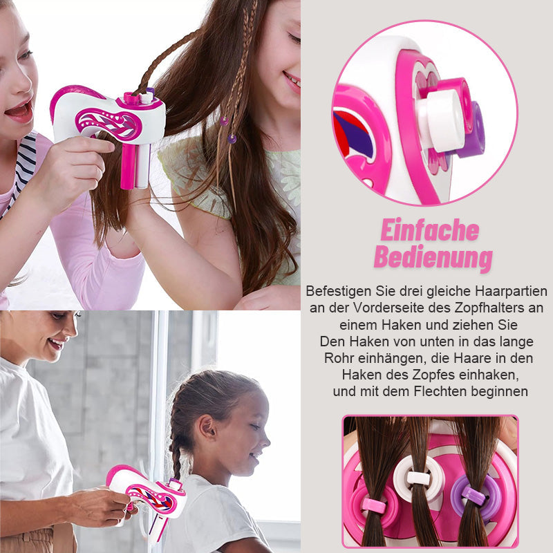 Automatic hair braiding tool