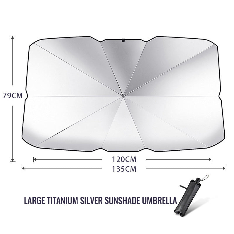 Car windshield sunshade