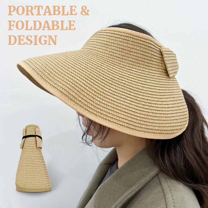 Folding Hollow Top Beach Sunscreen Hat