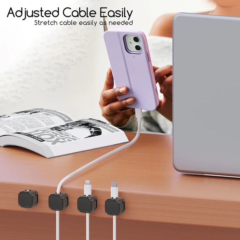 Automotive and Home-use Magnetic Cable Organizer