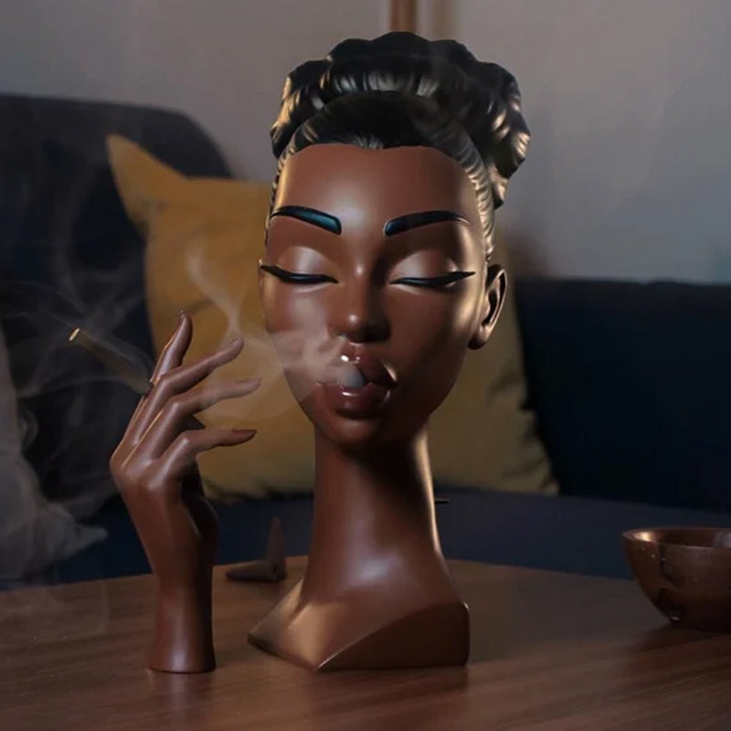 Buy 2 Free Shipping🔥Head Incense Burner Black Woman