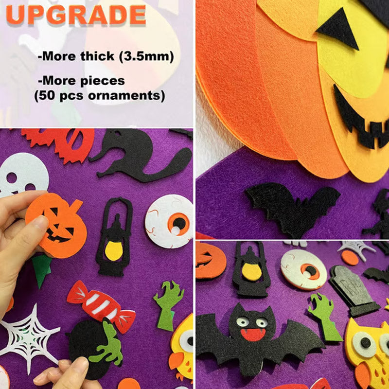 DIY Halloween Felt Stickers