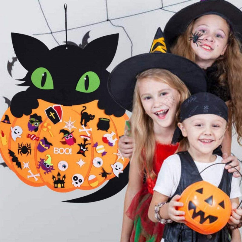 DIY Halloween Felt Stickers