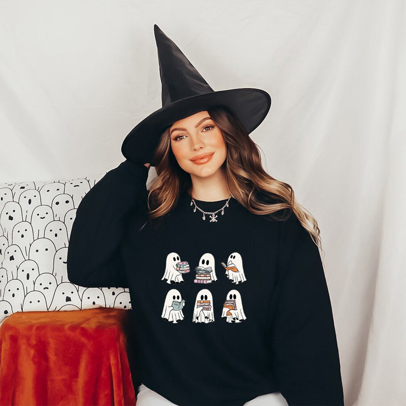 Ghost Reading Sweatshirt