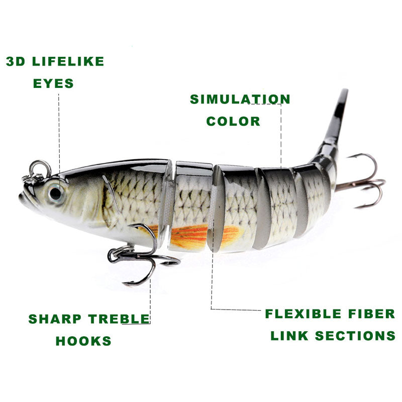 Multi-Section Bionic Fishing Lure