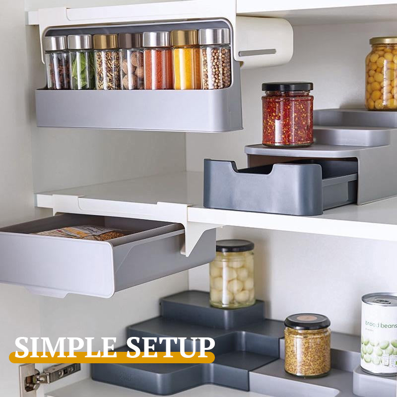 Kitchen Self Spice Bottle Storage