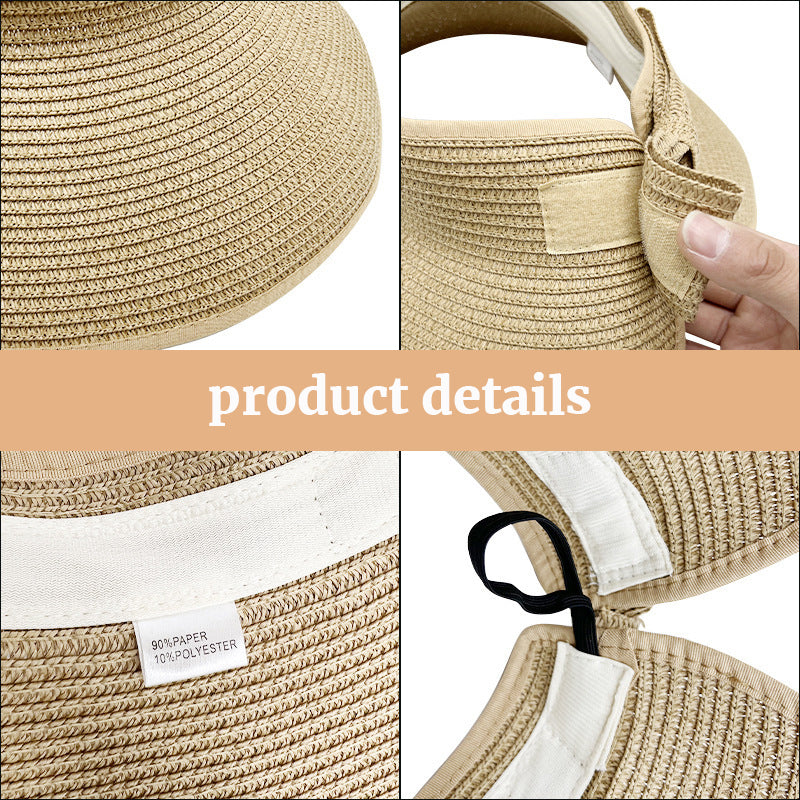 Folding Hollow Top Beach Sunscreen Hat