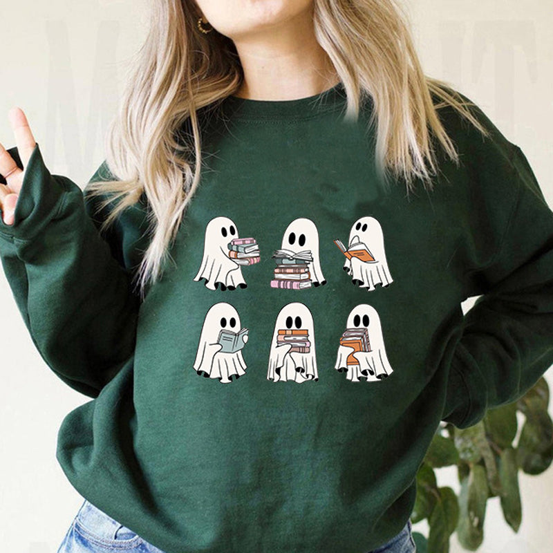 Ghost Reading Sweatshirt