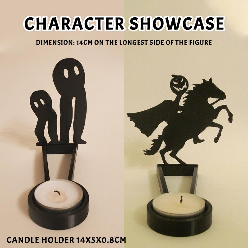 Halloween Fun Shadow Candle Holder