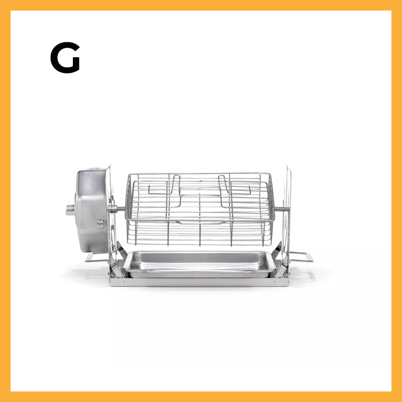 Stainless Steel Rotating Grill