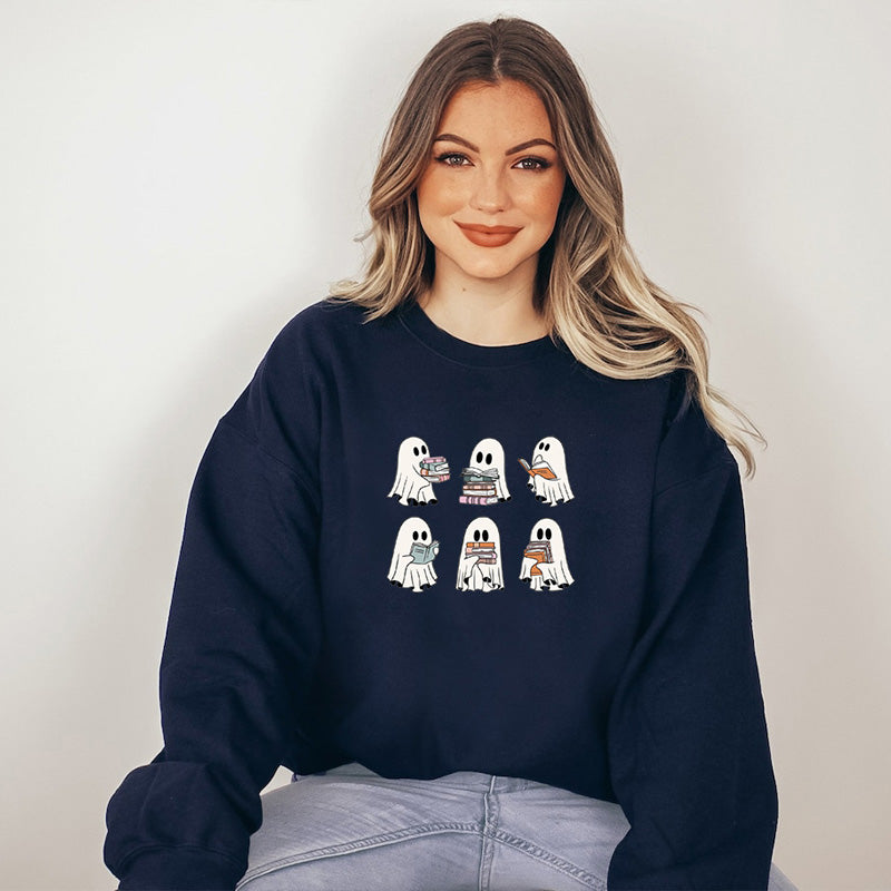 Ghost Reading Sweatshirt