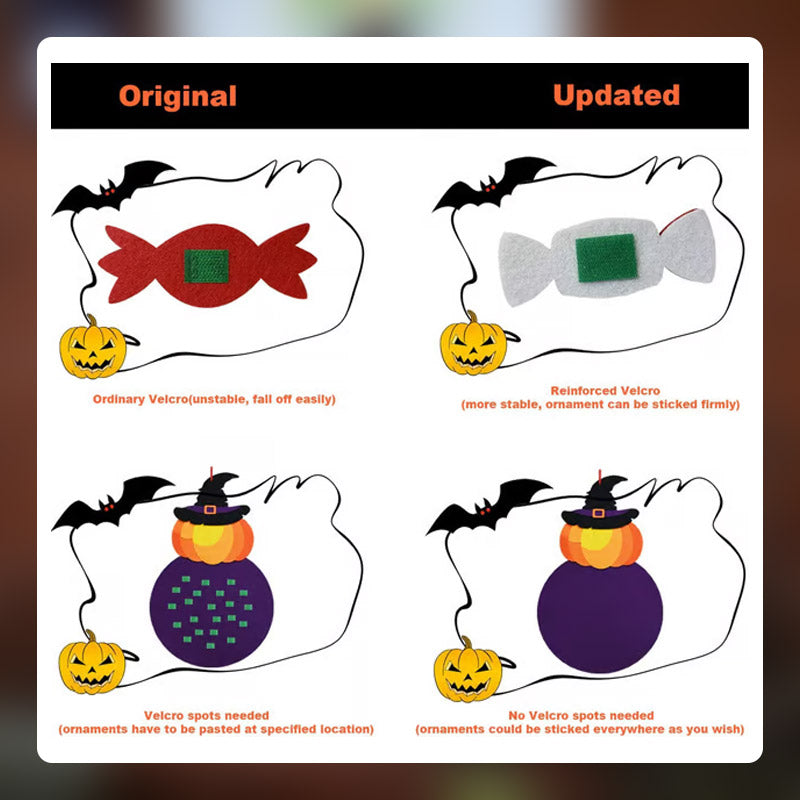 DIY Halloween Felt Stickers