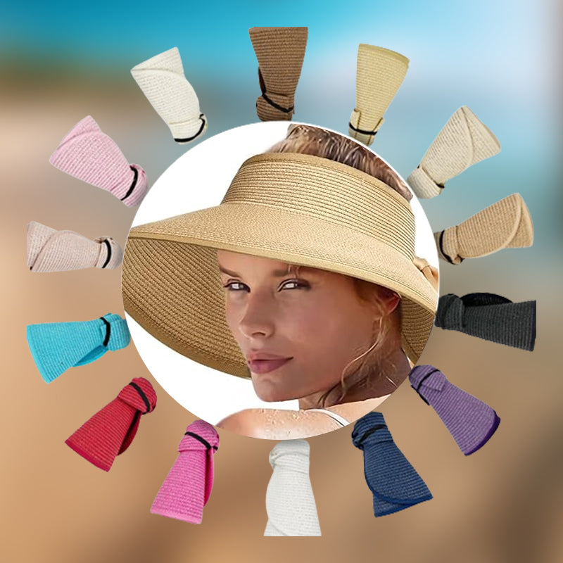 Folding Hollow Top Beach Sunscreen Hat