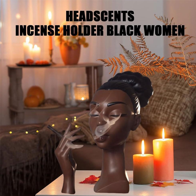 Buy 2 Free Shipping🔥Head Incense Burner Black Woman