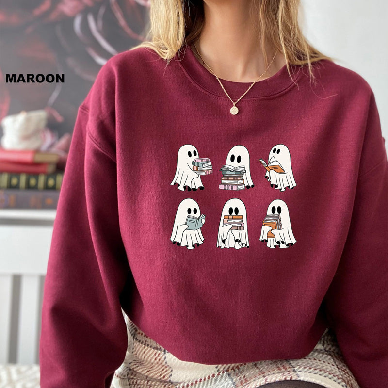 Ghost Reading Sweatshirt