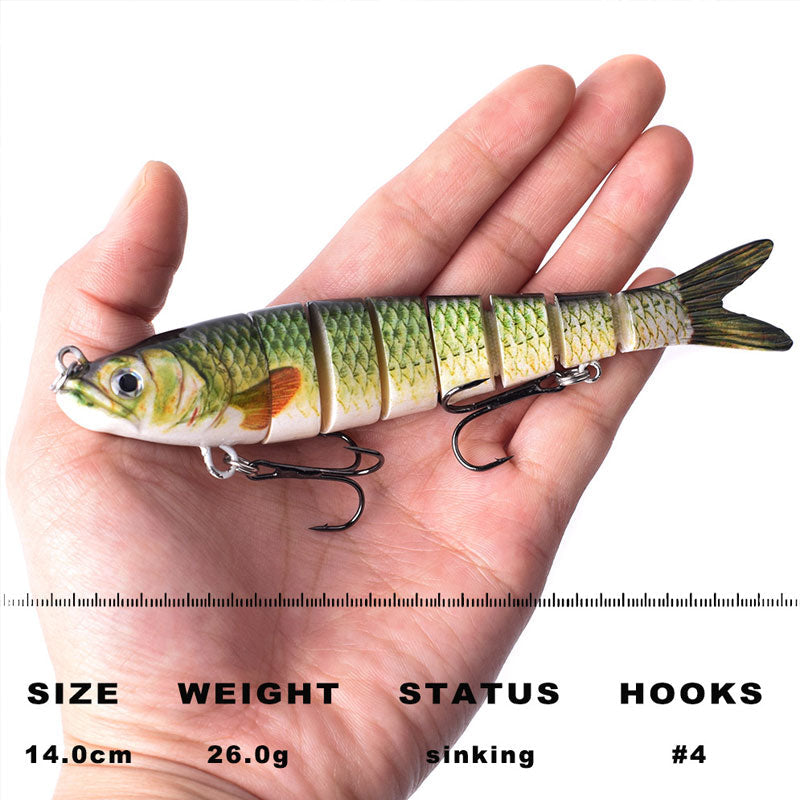 Multi-Section Bionic Fishing Lure