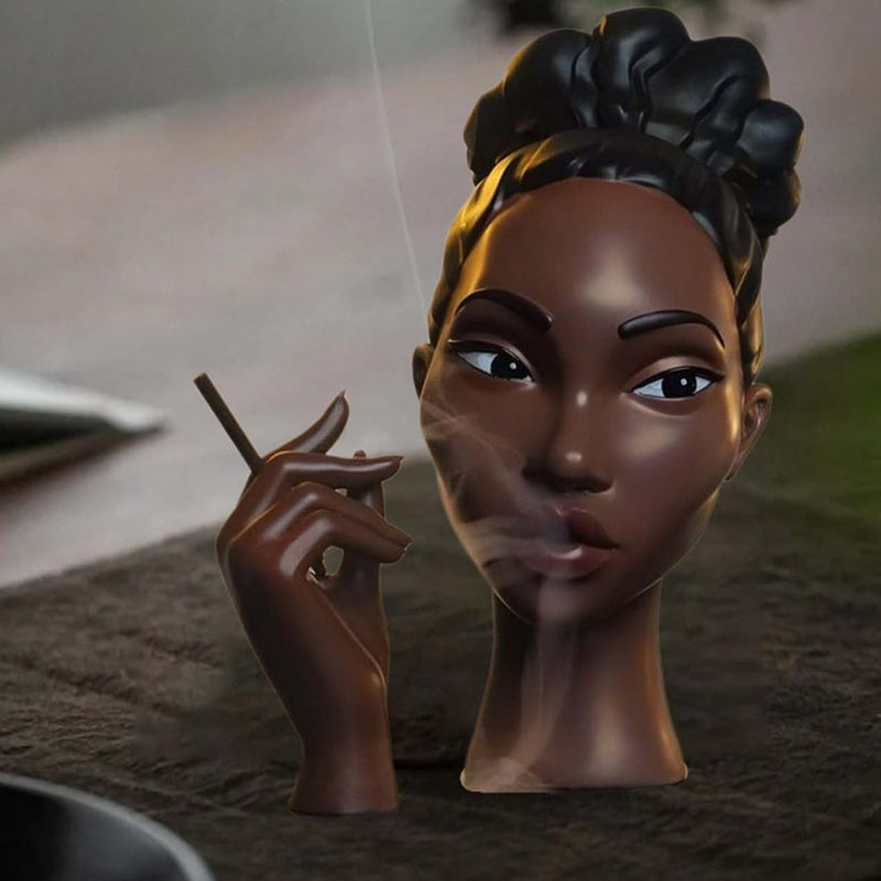 Buy 2 Free Shipping🔥Head Incense Burner Black Woman