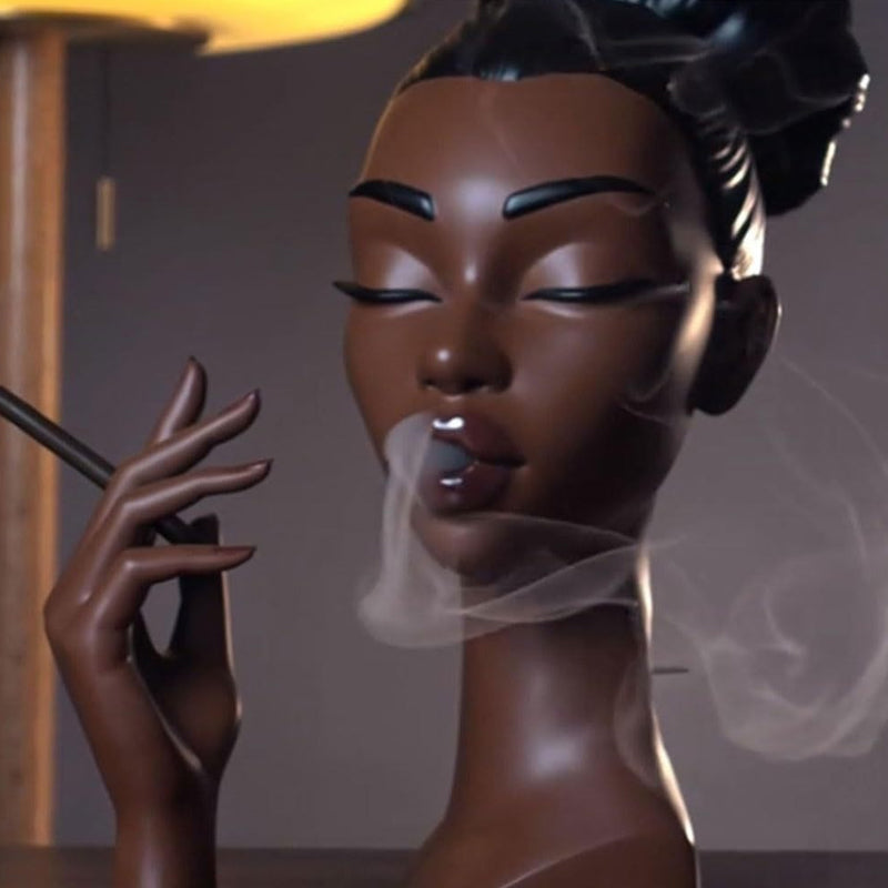 Buy 2 Free Shipping🔥Head Incense Burner Black Woman