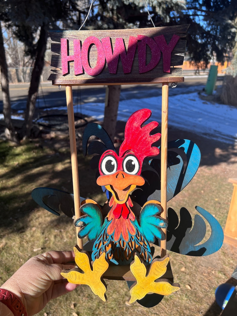 Animal Windmill Decoration