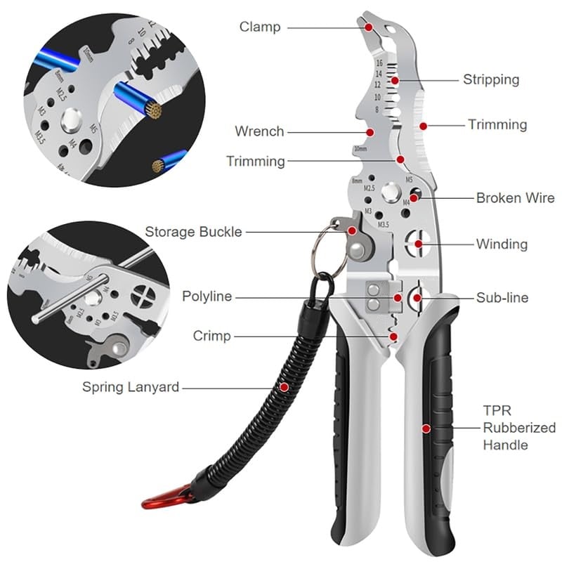 Multifunctional angle stripper