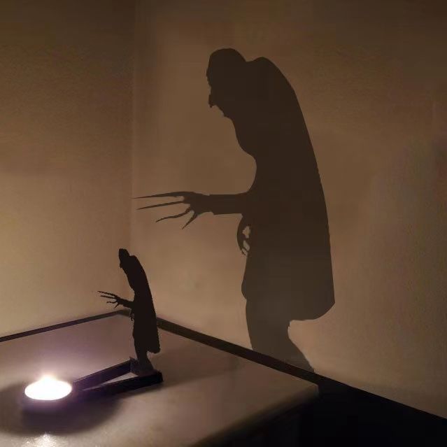 Halloween Fun Shadow Candle Holder